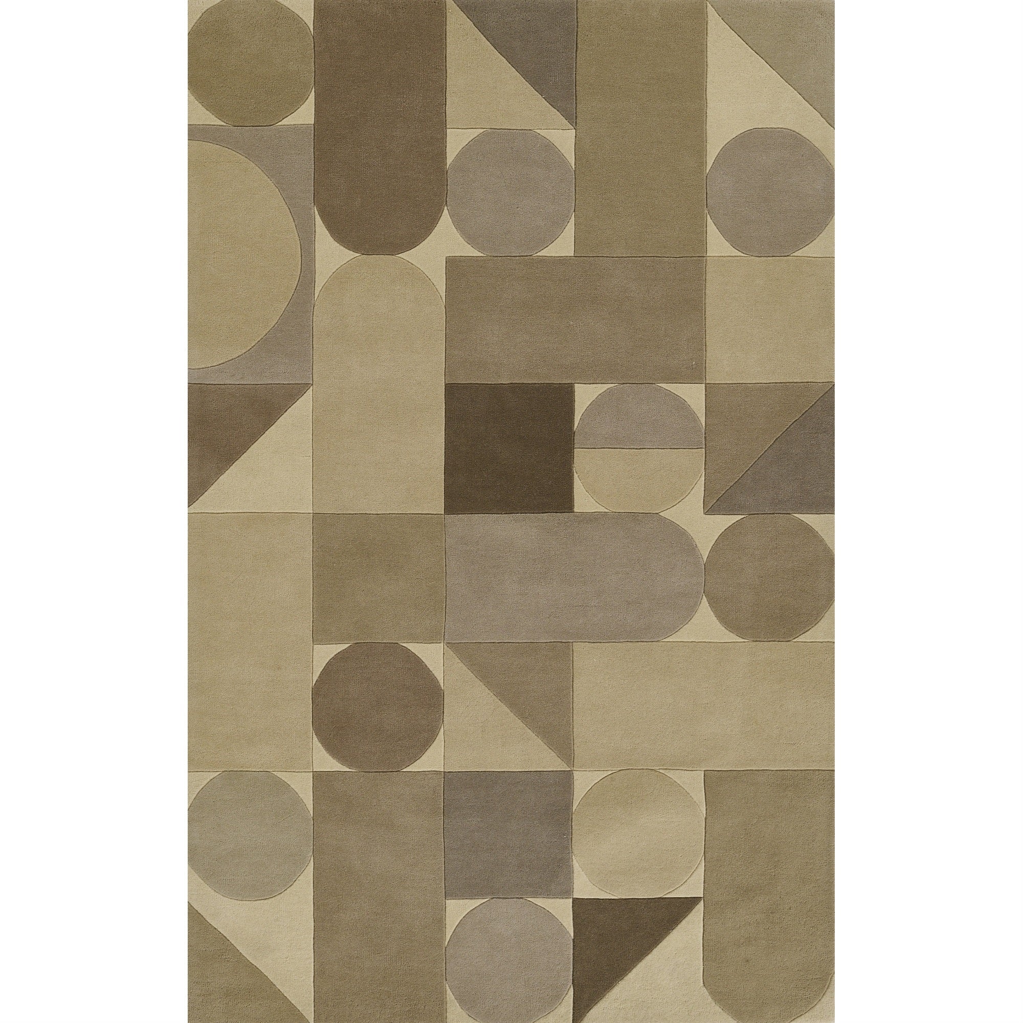 Novogratz Delmar Collection Wool Area Rug, Neutral, 23 x 80 Runner Size Mat for Living Room, Bedroom, Kitchen, Hallways, and H