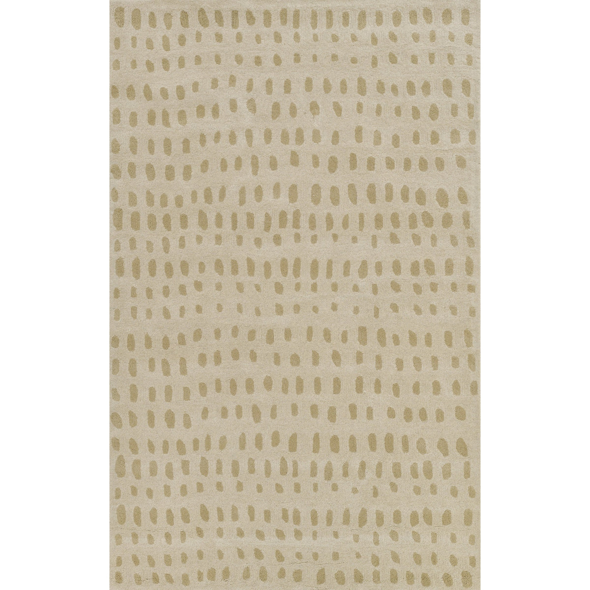 Novogratz Delmar Collection Wool Area Rug, Beige, 50 Inch  X 80 Inch  Size Mat For Living Room, Bedroom, Dining Room, Nursery, Hallways,