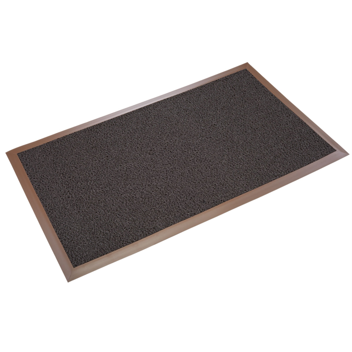 Spaghetti Mat Backed 3'x5' Nosed-All Brown Scraper Mat