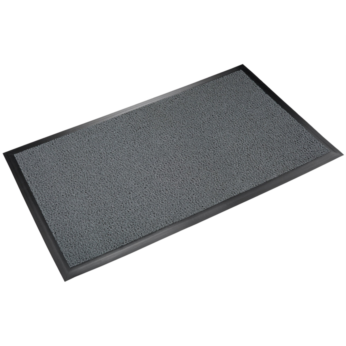 Spaghetti Mat Backed 3'x5' Nosed-All Gray Scraper Mat