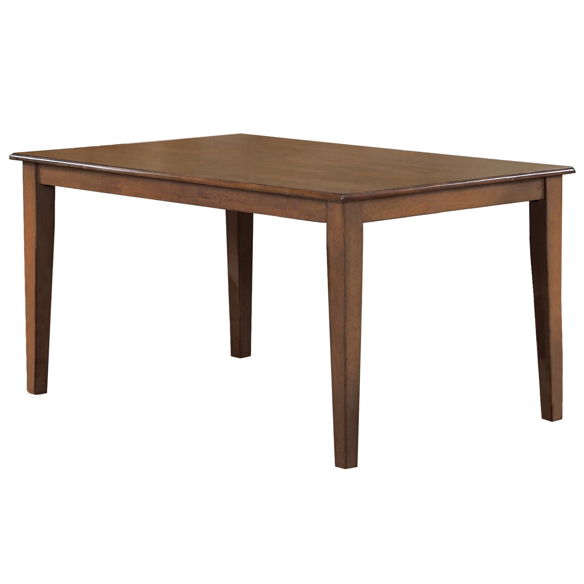 Sunset Trading Simply Brook 60 Rectangular Dining Table | Amish Brown | Seats 7