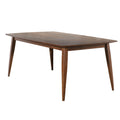 Sunset Trading Mid Century 78 Rectangular Dining Table | Seats 6