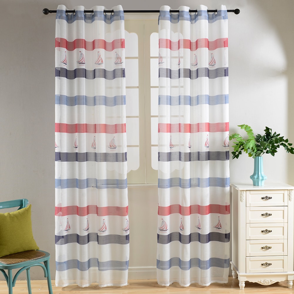 Window Sheer Curtains Panel, Miami