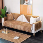 Slipcover KAS Plush Sofa Towel Enhances Living Room Decor with Non-Slip Protection for Furniture