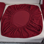 Elastic L-Shaped Sofa Slipcover for Living Room, Velvet Plush Couch Covers for Chaise Longue Seats