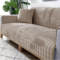 Plush Winter Thick Non-Slip Flannel Sofa Seat Pad, Universal Sofa Towel Decoration Cover
