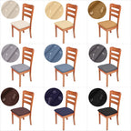 Water-Repellent Dining Room Chair Cover Spandex Elastic Removable Seat Covers
