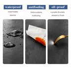 Waterproof PU Leather Square Chair Seat Cover Kitchen Dining Seat Slipcovers