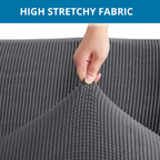 KAS Armchair Cover 4-Styles Elastic Sofa Cover Couch Covers for Living Room Stretchable Slipcover for Chairs - 1 Seater Chair Slip Cover