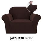 KAS Armchair Cover 4-Styles Elastic Sofa Cover Couch Covers for Living Room Stretchable Slipcover for Chairs - 1 Seater Chair Slip Cover