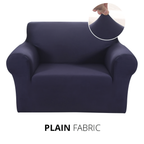 KAS Armchair Cover 4-Styles Elastic Sofa Cover Couch Covers for Living Room Stretchable Slipcover for Chairs - 1 Seater Chair Slip Cover