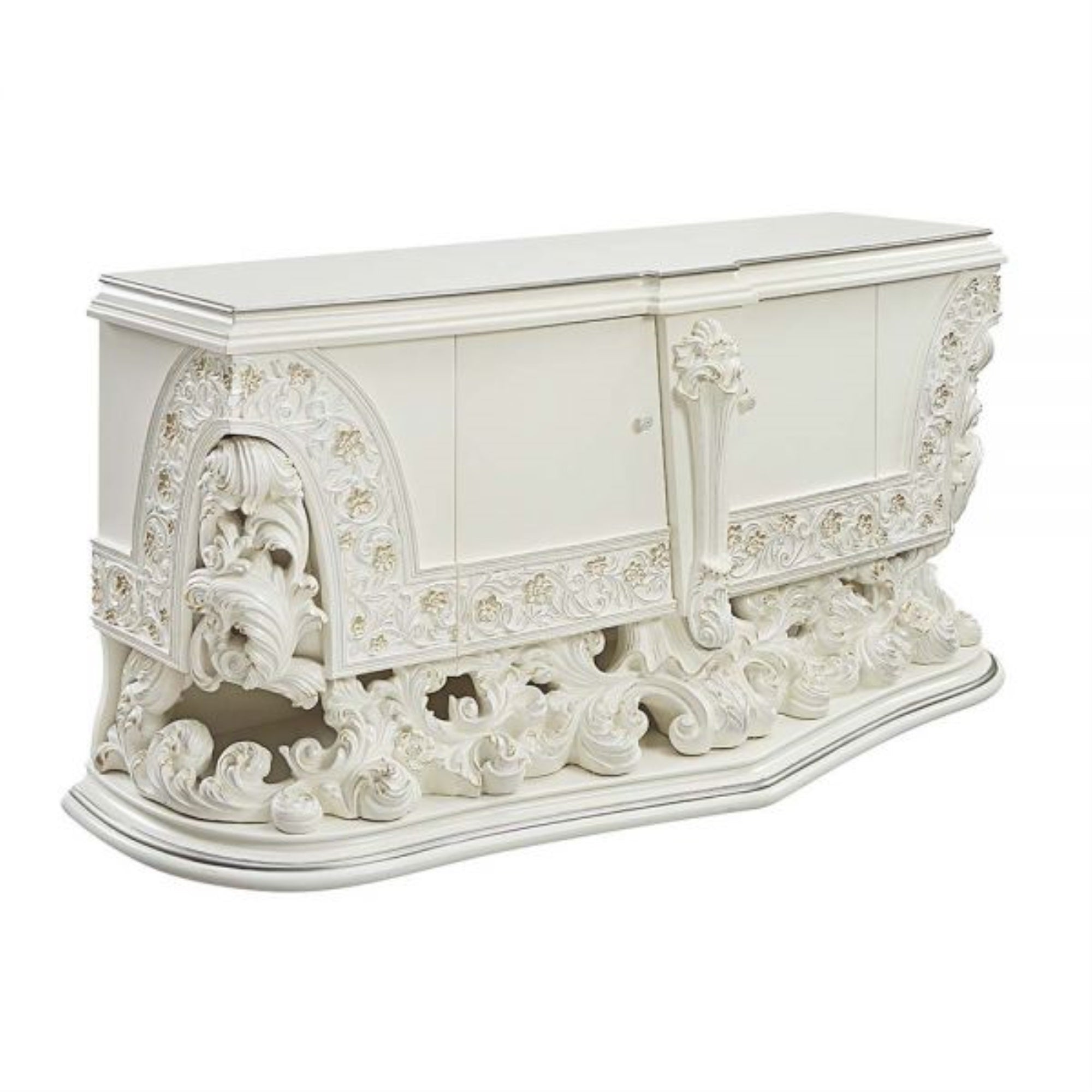 DN01233 Server, Antique White Finish  Adara ( 1Pc/1Ctn )