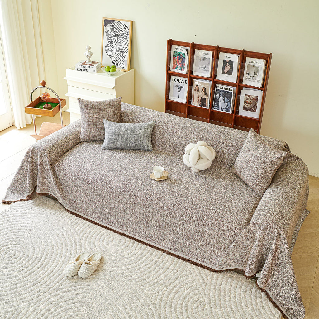 Decorative Furniture Protector Sofa Throw Cover for Loveseat, Sofa & Sectional Couch