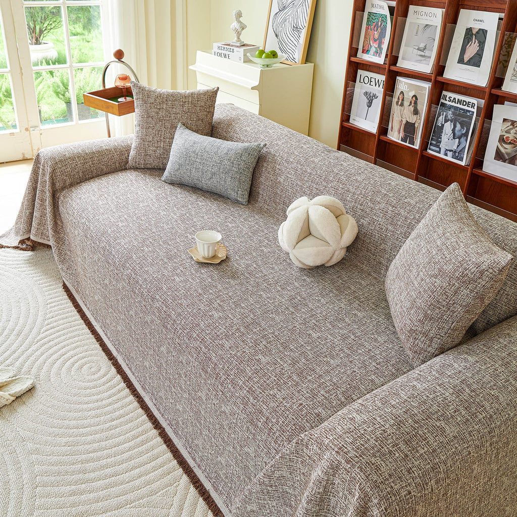 Decorative Furniture Protector Sofa Throw Cover for Loveseat, Sofa & Sectional Couch