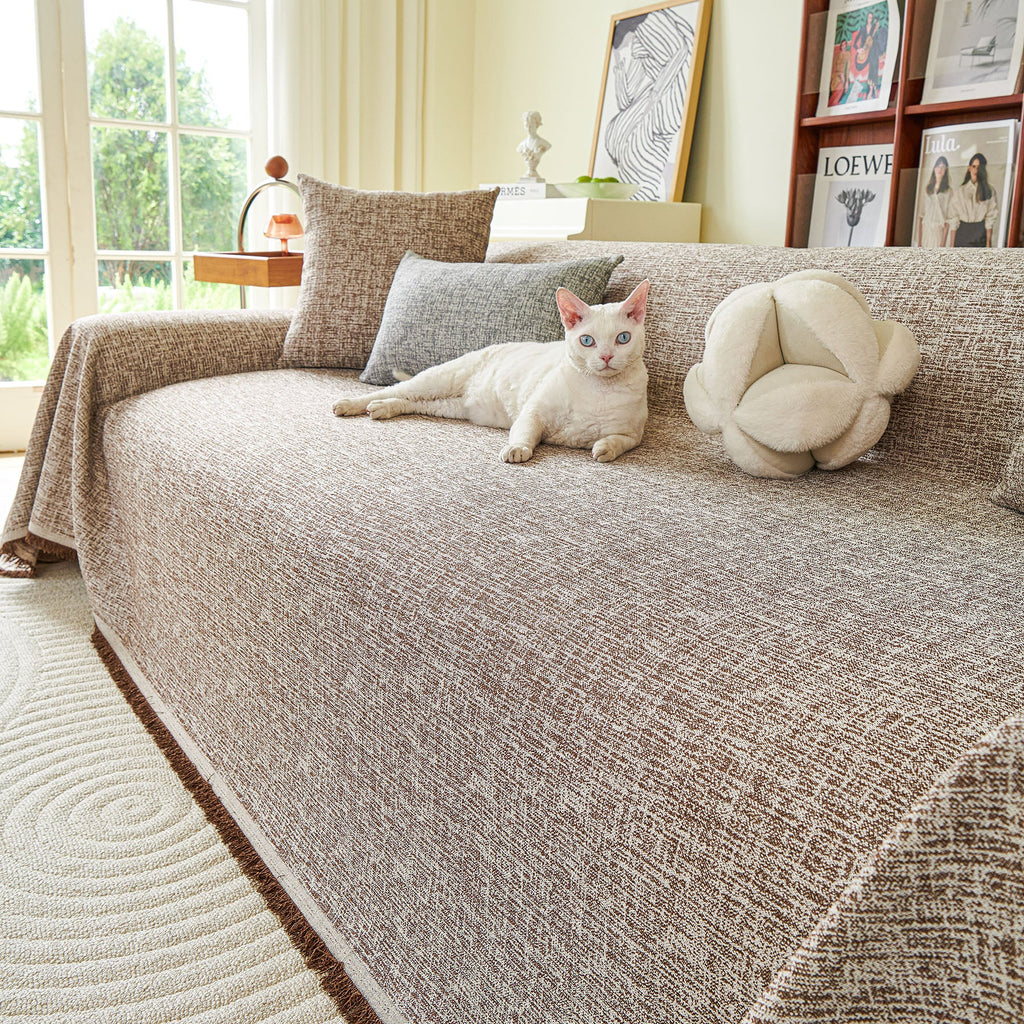 Decorative Furniture Protector Sofa Throw Cover for Loveseat, Sofa & Sectional Couch