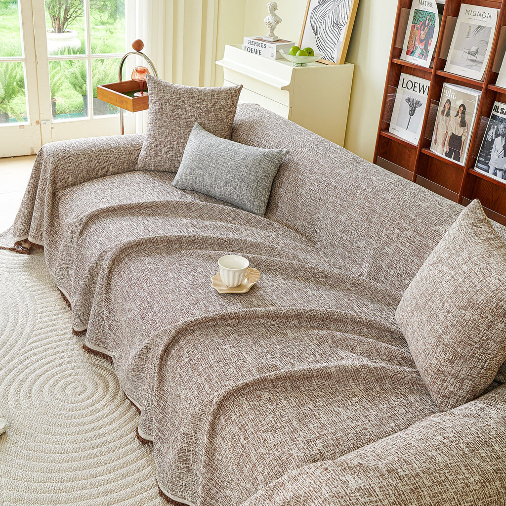 Decorative Furniture Protector Sofa Throw Cover for Loveseat, Sofa & Sectional Couch