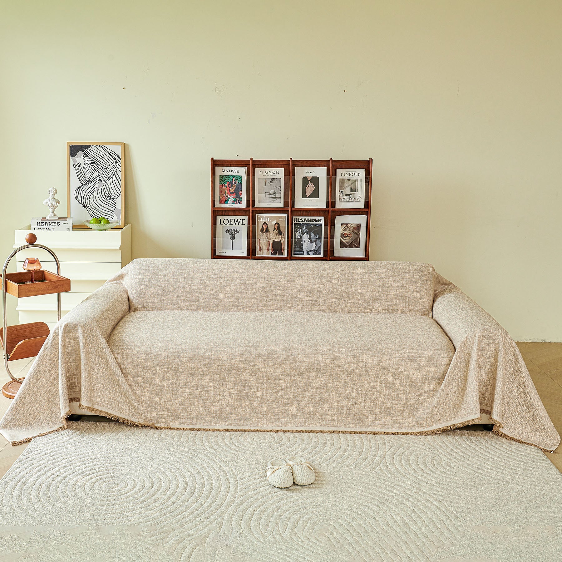 Decorative Furniture Protector Sofa Throw Cover for Loveseat, Sofa & Sectional Couch