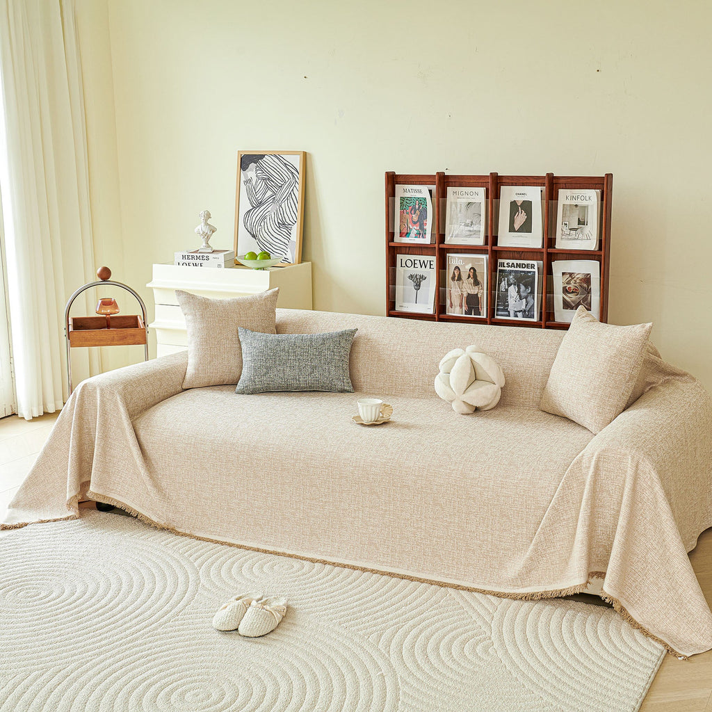 Decorative Furniture Protector Sofa Throw Cover for Loveseat, Sofa & Sectional Couch