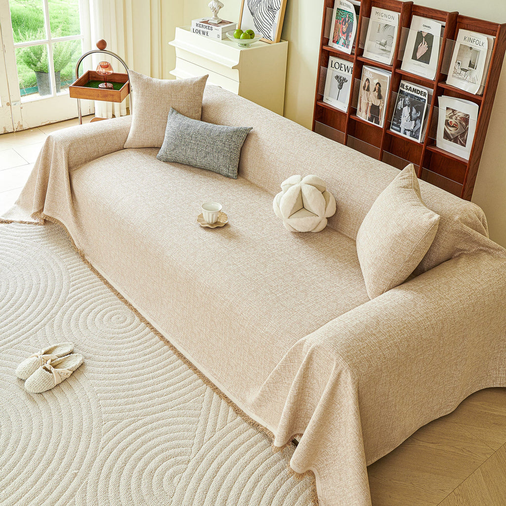 Decorative Furniture Protector Sofa Throw Cover for Loveseat, Sofa & Sectional Couch