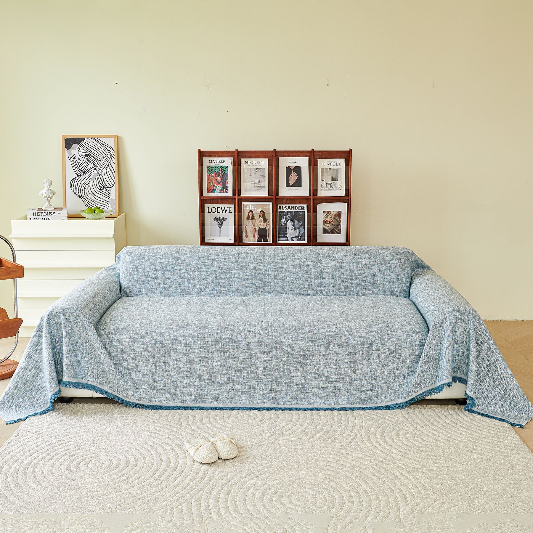 Decorative Furniture Protector Sofa Throw Cover for Loveseat, Sofa & Sectional Couch