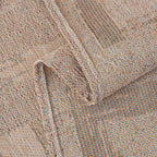 Chenille Sofa Cover Throw Blanket, Woven Textured Minimalist Wabi-Sabi Couch Cover