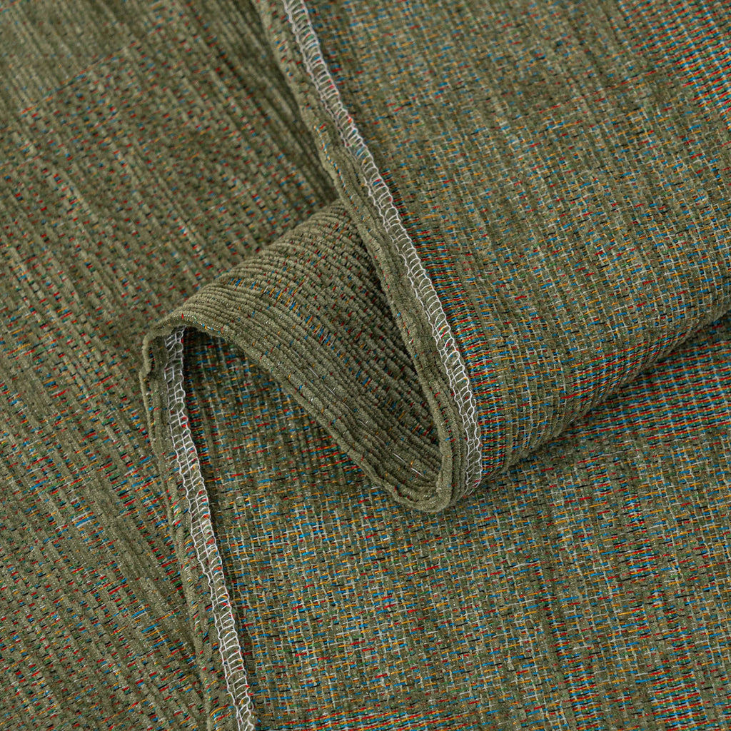 Chenille Sofa Cover Throw Blanket, Woven Textured Minimalist Wabi-Sabi Couch Cover