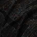 Chenille Sofa Cover Throw Blanket, Woven Textured Minimalist Wabi-Sabi Couch Cover