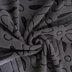 3D Jacquard Geometric Sofa Cover, High Stretch Soft Polar Fleece Slipcover for Couch