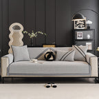 Herringbone Couch Protector for Pets, Non-Slip Washable Sectional Couch Covers