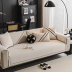 Herringbone Couch Protector for Pets, Non-Slip Washable Sectional Couch Covers