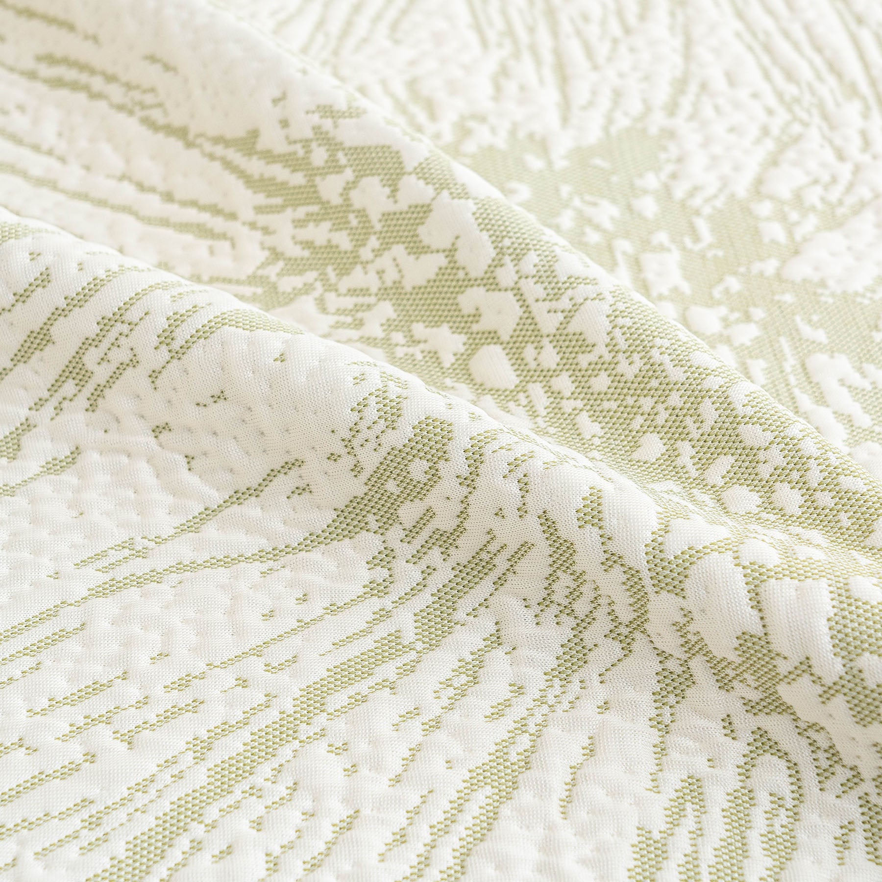 Cooling Botanical Jacquard Couch Cover Decorative Furniture Cover for Loveseat & Sofas