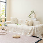 Cooling Botanical Jacquard Couch Cover Decorative Furniture Cover for Loveseat & Sofas
