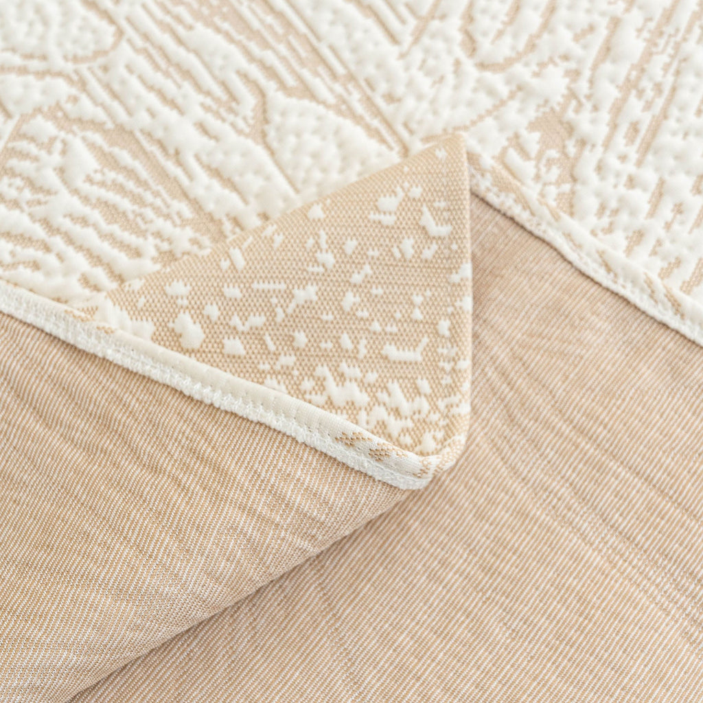 Cooling Botanical Jacquard Couch Cover Decorative Furniture Cover for Loveseat & Sofas