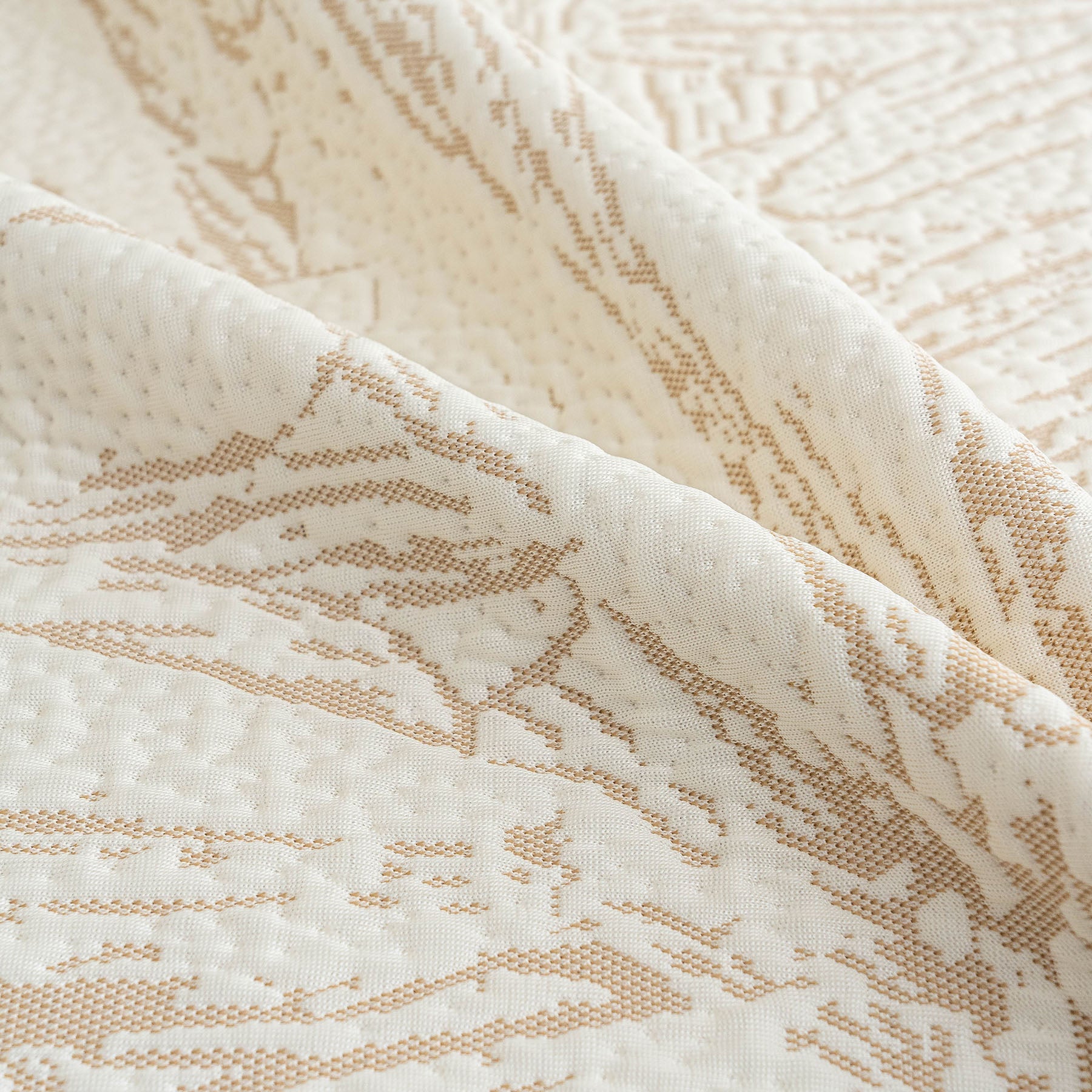 Cooling Botanical Jacquard Couch Cover Decorative Furniture Cover for Loveseat & Sofas