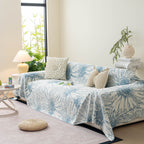 Cooling Botanical Jacquard Couch Cover Decorative Furniture Cover for Loveseat & Sofas