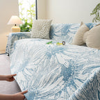 Cooling Botanical Jacquard Couch Cover Decorative Furniture Cover for Loveseat & Sofas