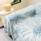 Cooling Botanical Jacquard Couch Cover Decorative Furniture Cover for Loveseat & Sofas
