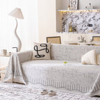 Modern Light Luxury Silky Smooth Couch Throw Protector, Washable Furniture Protector
