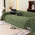 Washable Textured Sofa Cover Throw for Pets, Dogs Furniture Protector with Tassels