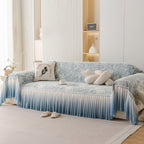 French Chic Style Ruffle Rose Cover Throw for Sofas, Decorative Sectional Covers