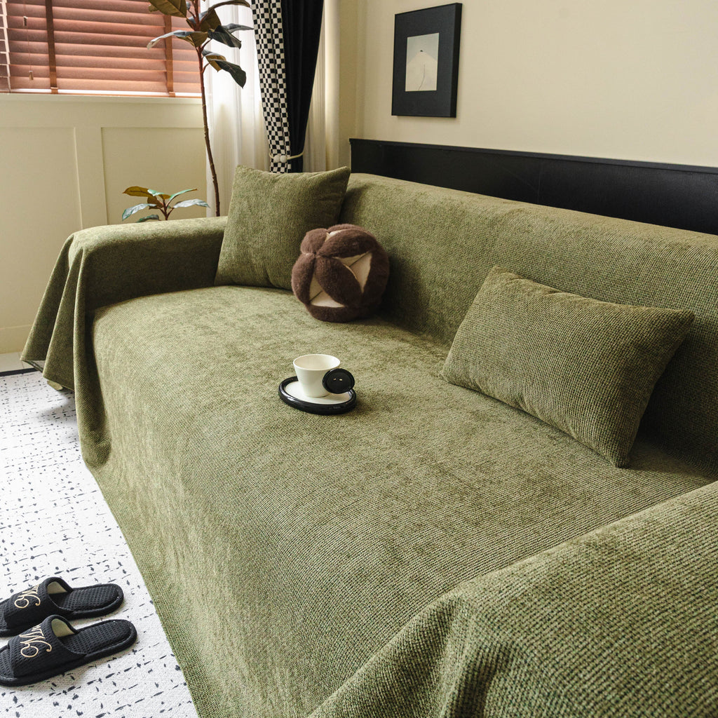 Waterproof Couch Throw Cover for Dogs, Non Slip Slipcover for Leather Fabric Sofa