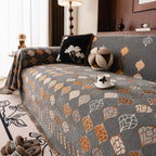 Boho Geometric Sofa Slipcovers Chenille Scratch Resistant Couch Protective Covers
