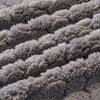 Boho 3D Geometric Throw Blanket for Couch, Luxurious Velvety Plush Fleece Sofa Cover