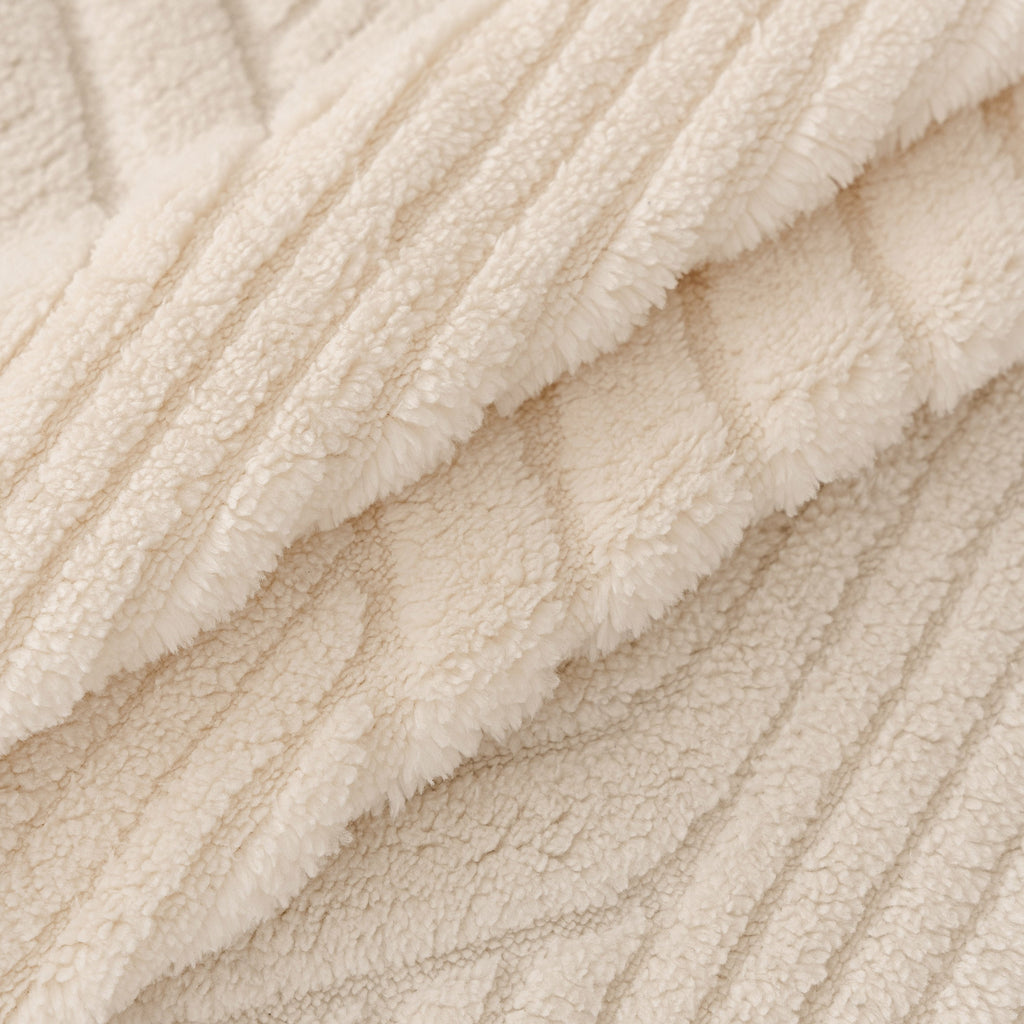 Plush Fleece Washable Sofa Throw Blanket, Soft & Cozy Furniture Protector for Couch