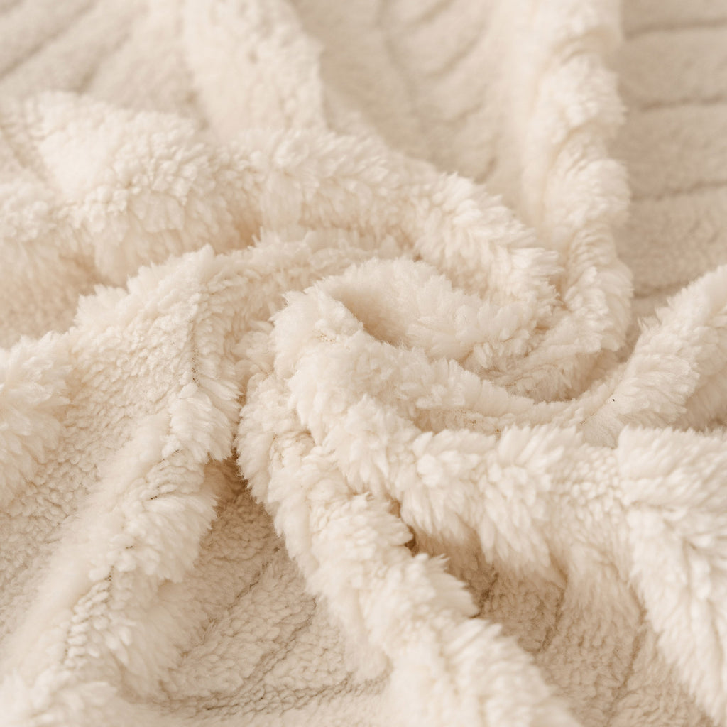 Plush Fleece Washable Sofa Throw Blanket, Soft & Cozy Furniture Protector for Couch