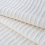 Geometric Textured Couch Slipcover Protector Non-Slip Ice Silk Sofa Cover for Couch