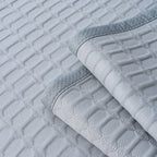 Geometric Textured Couch Slipcover Protector Non-Slip Ice Silk Sofa Cover for Couch