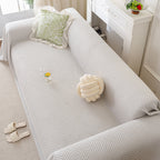 3D Bubble Textured Furniture Protector Throw Cover, Cooling Soft Woven Couch Cover