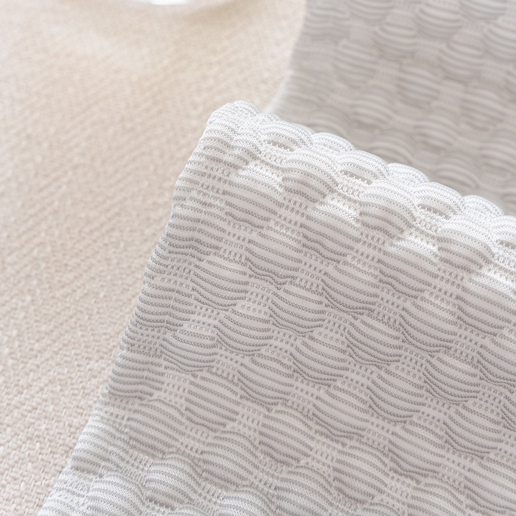 3D Bubble Textured Furniture Protector Throw Cover, Cooling Soft Woven Couch Cover