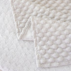 3D Bubble Textured Furniture Protector Throw Cover, Cooling Soft Woven Couch Cover